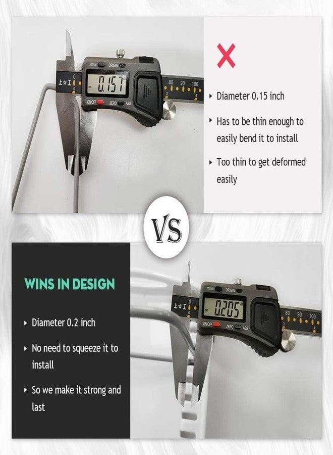 EVERIE منظم أدوات الخبز القابل للتعديل من إيفري، حامل أغطية القدور، مناسب للقدور، وقوالب الكيك، وألواح التقطيع، والحصائر، وأدوات الطبخ، GS02SS، عبوة من قطعتين - Image 5